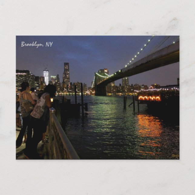 Brooklyn Bridge, Brooklyn, New Postcard Postkarte (Vorderseite)