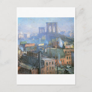 Brooklyn Bridge, East River, ca. 1916 Postkarte