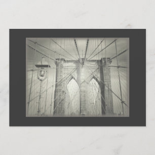 Brooklyn Bridge Einladung - Klassisch