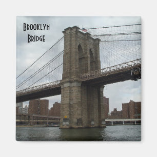 Brooklyn Bridge Foto Magnet New York