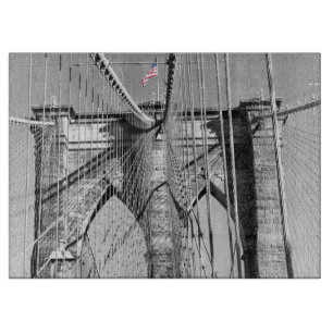 Brooklyn Bridge Glass Cutting Board Schneidebrett