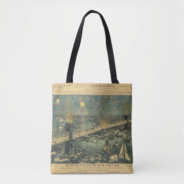 Brooklyn Bridge Grand Opening Tasche (Vorderseite)