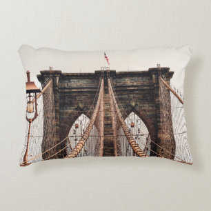 Brooklyn Bridge in New Yorkabstract, Amerika, Amer Dekokissen