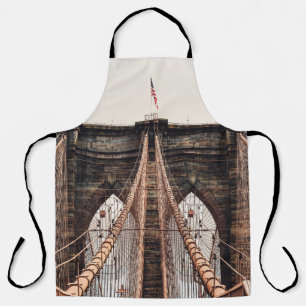 Brooklyn Bridge in New Yorkabstrakt, amerika, amer Schürze