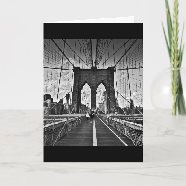 Brooklyn Bridge Karte (Vorderseite)