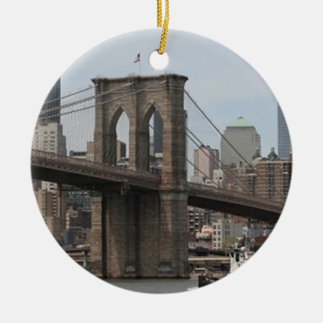 Brooklyn Bridge Keramikornament (Vorne)