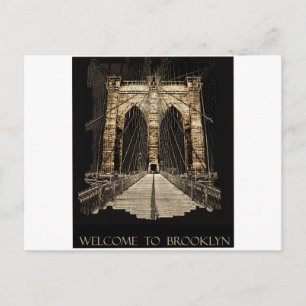 Brooklyn Bridge-Kopie Postkarte