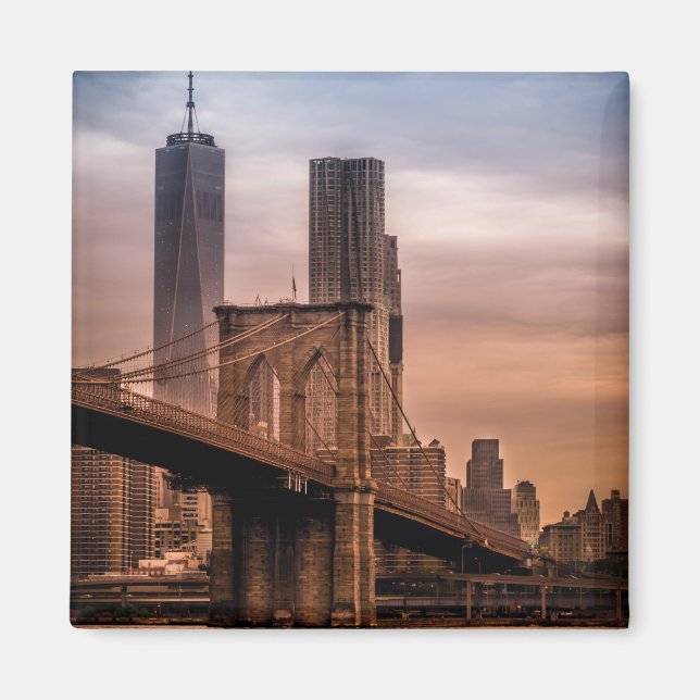 Brooklyn Bridge Küchenmagnet Magnet (Vorne)