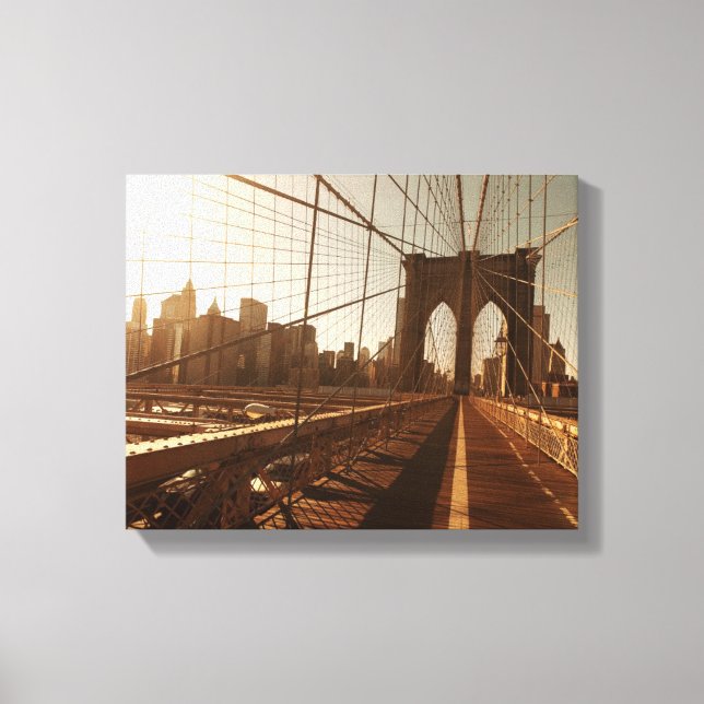Brooklyn Bridge. Leinwanddruck (Vorderseite)