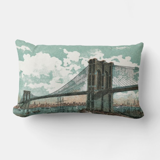Brooklyn Bridge Lumbar Pillow Lendenkissen (Vorderseite)