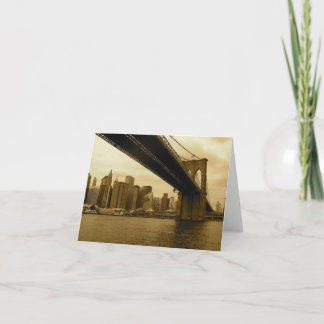 Brooklyn Bridge/Manhattan Karte