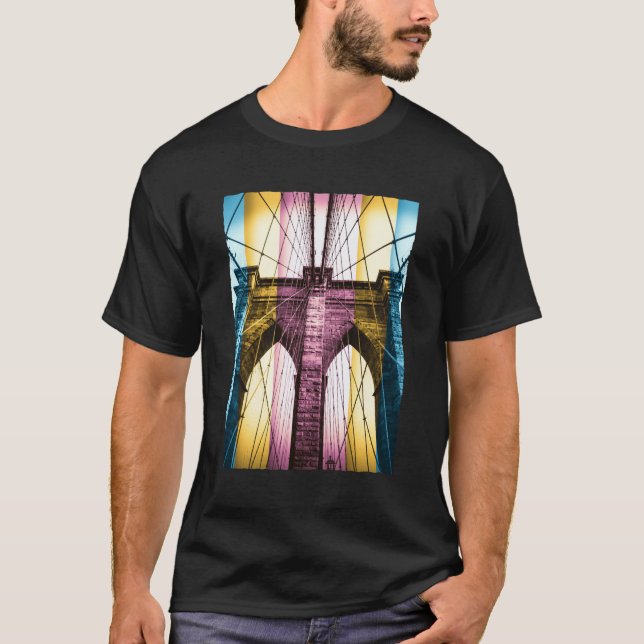 Brooklyn Bridge - New York City - NYC T-Shirt (Vorderseite)