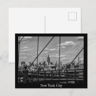 Brooklyn Bridge, New York City Postcard Postkarte