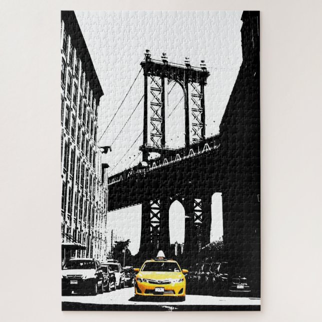 Brooklyn Bridge New York City Puzzle (Vertikal)