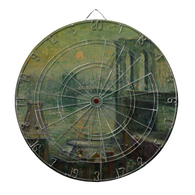 Brooklyn Bridge (New York City Sehenswürdigkeit) ( Dartscheibe (vorne)