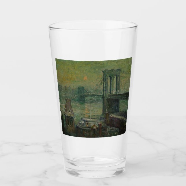 Brooklyn Bridge (New York City Sehenswürdigkeit) ( Glas (Vorderseite)