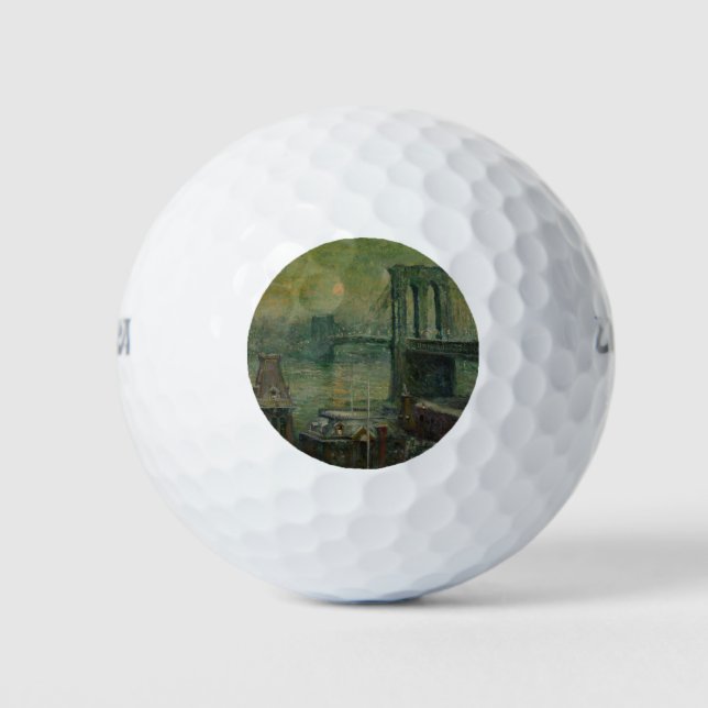 Brooklyn Bridge (New York City Sehenswürdigkeit) ( Golfball (Vorderseite)