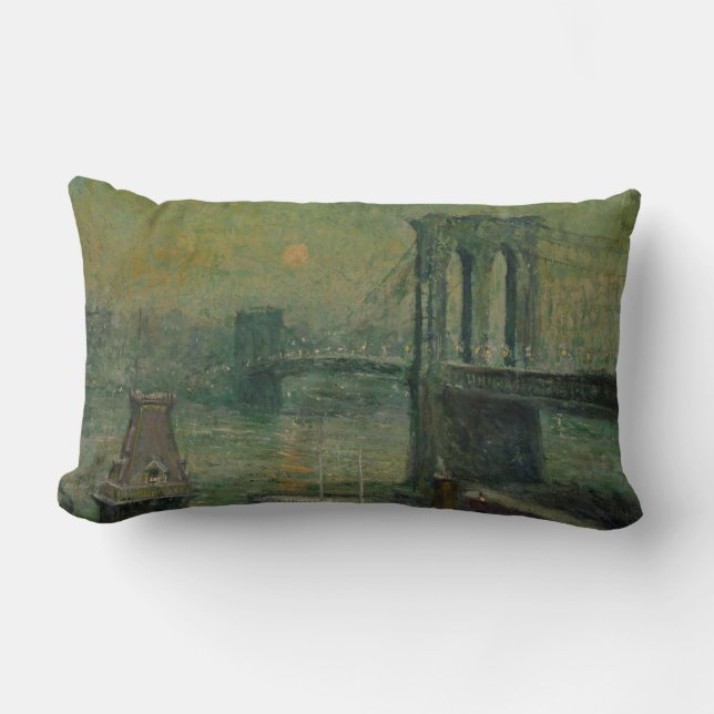 Brooklyn Bridge (New York City Sehenswürdigkeit) ( Lendenkissen (Vorderseite)