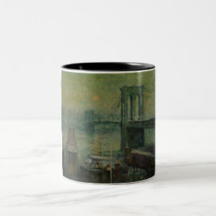 Brooklyn Bridge (New York City Sehenswürdigkeit) ( Zweifarbige Tasse