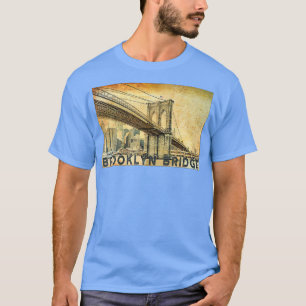 Brooklyn Bridge New York City USA Liebe NYC T-Shirt