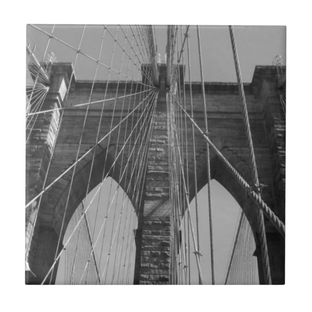 Brooklyn Bridge New York Fliese (Vorderseite)