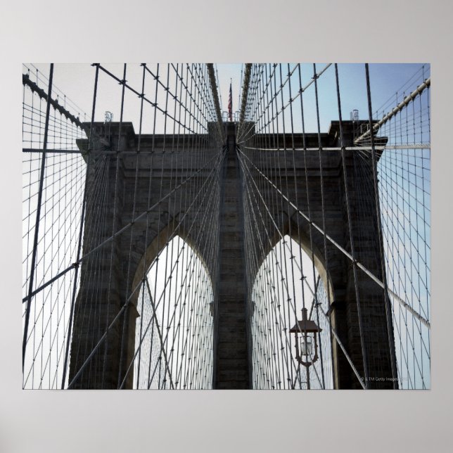 Brooklyn Bridge, New York, NY USA Poster (Vorne)