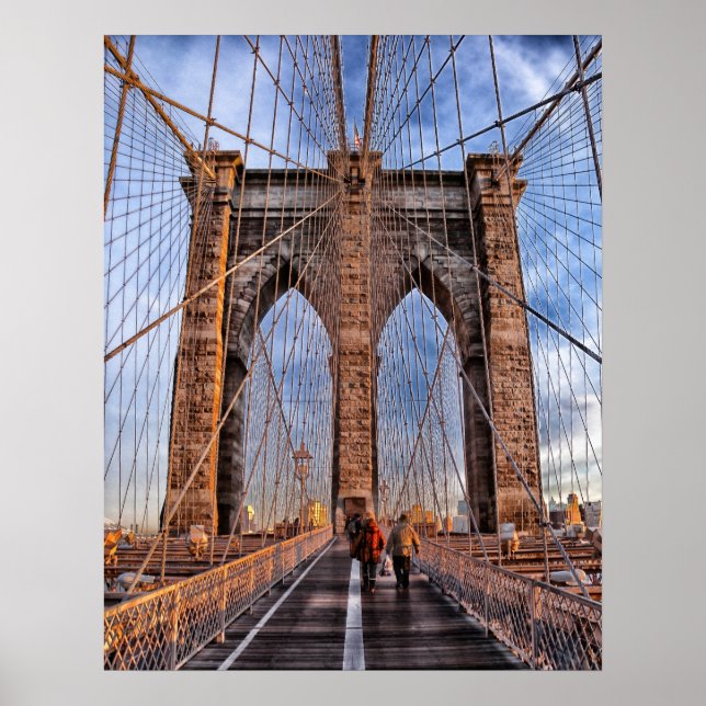 Brooklyn Bridge, New York Poster (Vorne)