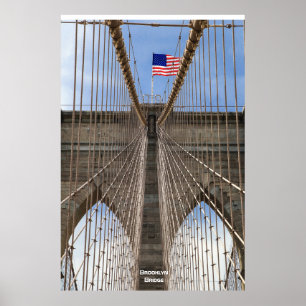 Brooklyn Bridge, New York Poster