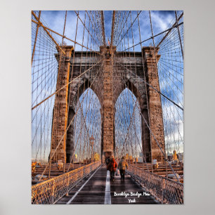 Brooklyn Bridge, New York Poster