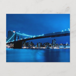 Brooklyn Bridge, New York Postkarte