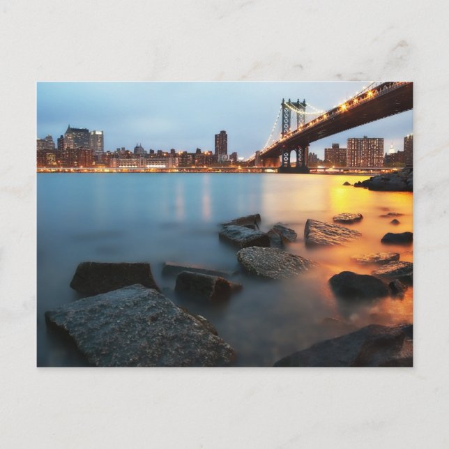 Brooklyn Bridge New york Postkarte (Vorderseite)