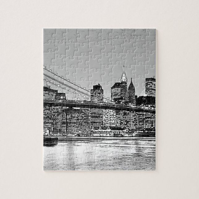 Brooklyn Bridge New York Puzzle (Vertikal)