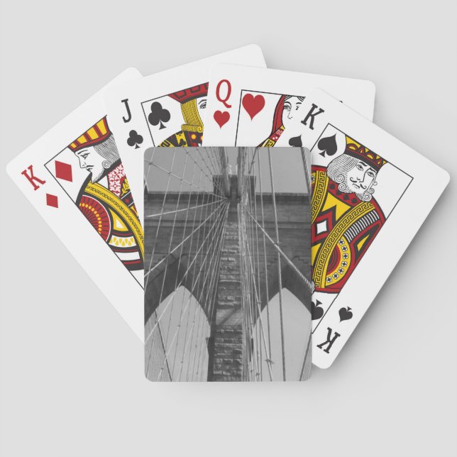 Brooklyn Bridge New York Spielkarten (Rückseite)