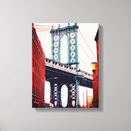 Brooklyn Bridge New York Stretched Canvas Print Leinwanddruck