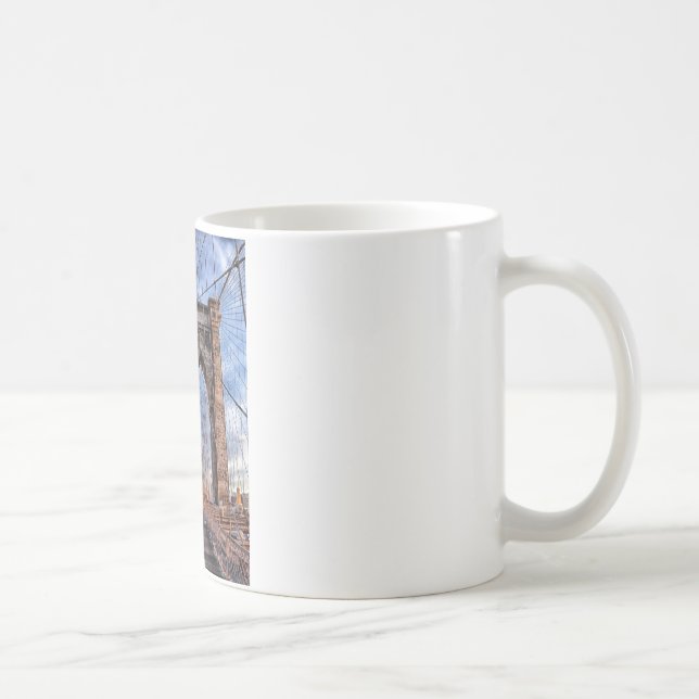Brooklyn Bridge New York USA Kaffeetasse (Rechts)