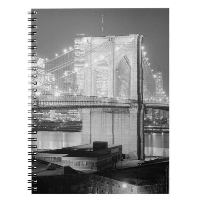 Brooklyn Bridge New York USA Notizblock (Vorderseite)