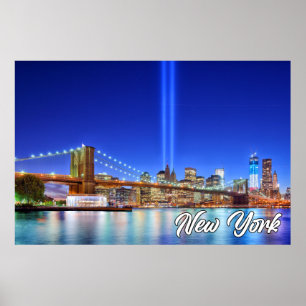 Brooklyn Bridge, New York, Vereinigte Staaten Poster
