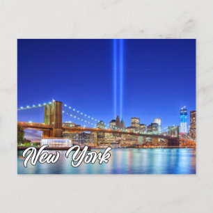 Brooklyn Bridge, New York, Vereinigte Staaten Postkarte