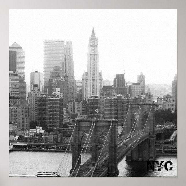 Brooklyn Bridge NYC Poster (Vorne)