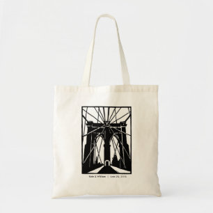 Brooklyn Bridge NYC Tote Tasche - Individuell anpa