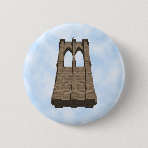 Brooklyn Bridge Pfeiler: 3D-Modell: Button / Pin