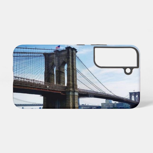 Brooklyn Bridge Phone Case Samsung Galaxy Hülle (Rückseite (Horizontal))