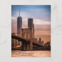 Brooklyn Bridge Postcard Postkarte