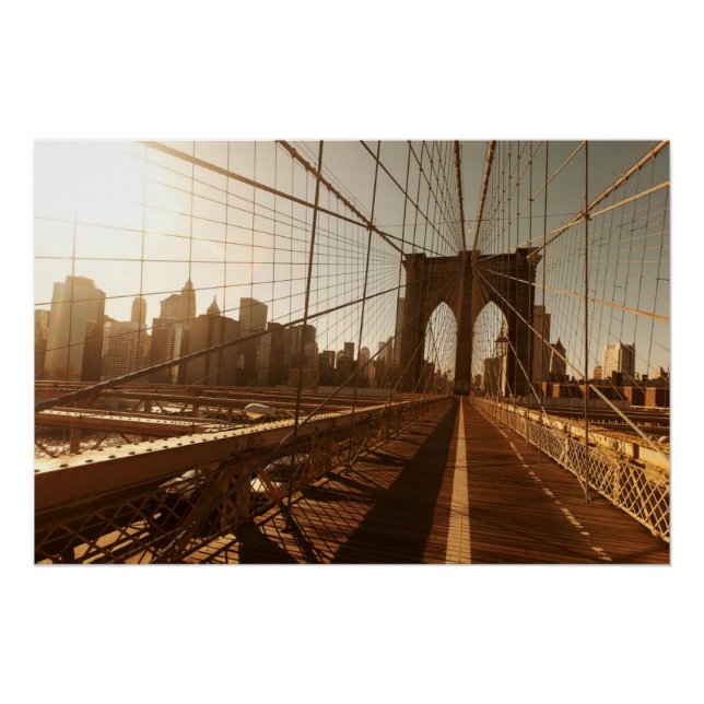 Brooklyn Bridge. Poster (Vorderseite)