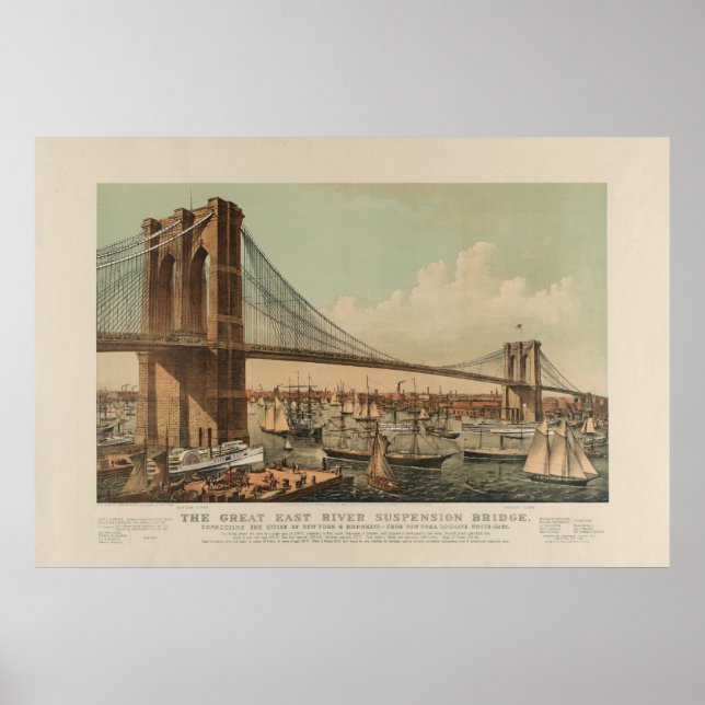 Brooklyn Bridge Poster (Vorne)