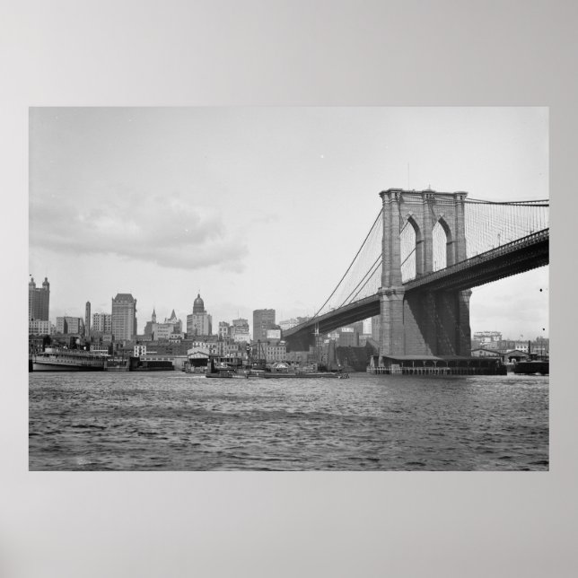 Brooklyn Bridge Poster (Vorne)