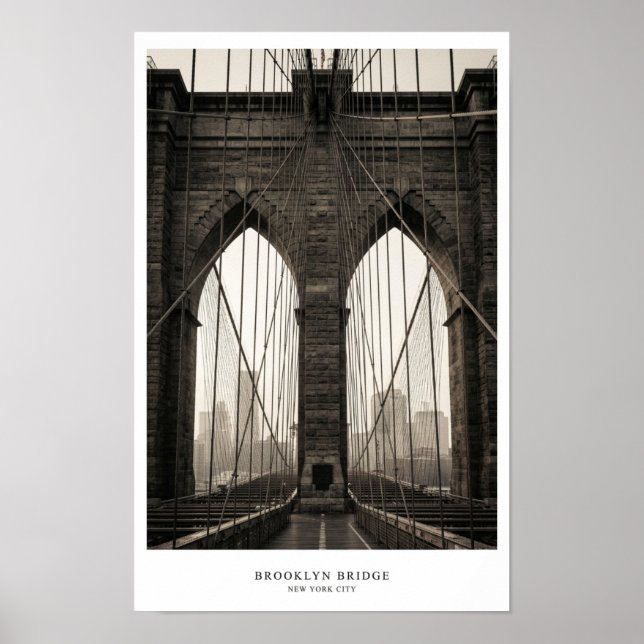 Brooklyn Bridge Poster (Vorne)