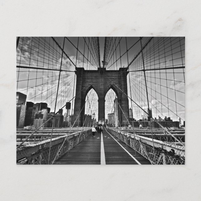 Brooklyn Bridge Postkarte (Vorderseite)