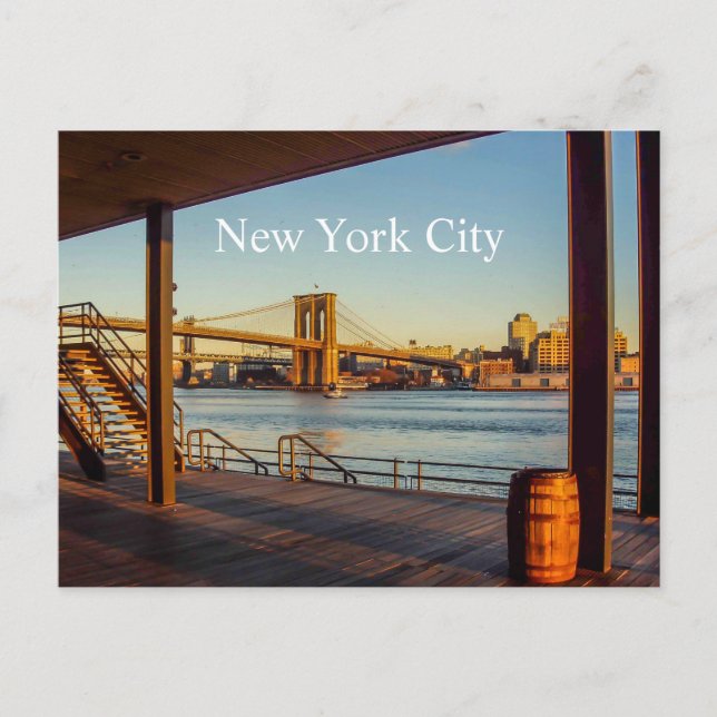 Brooklyn Bridge Postkarte (Vorderseite)