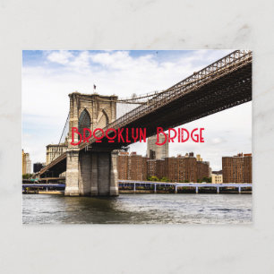 Brooklyn Bridge Postkarte